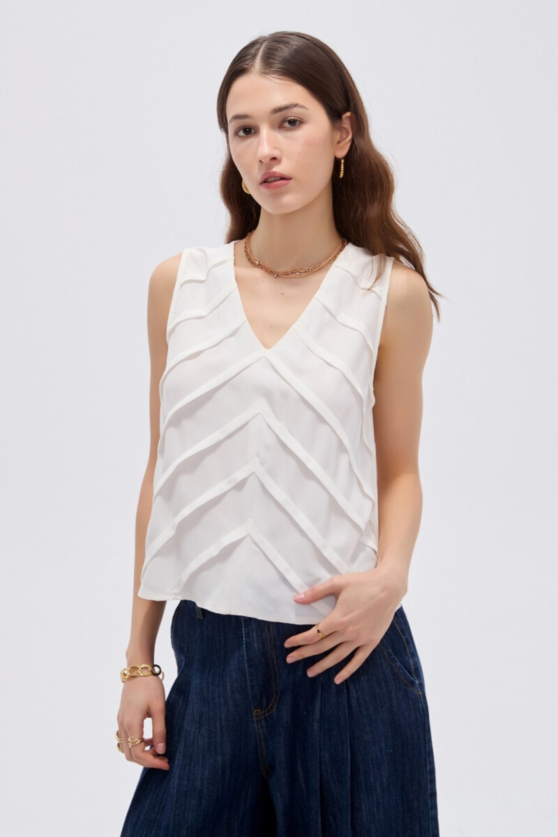 Musculosa Kuru - Marfil / Off White 