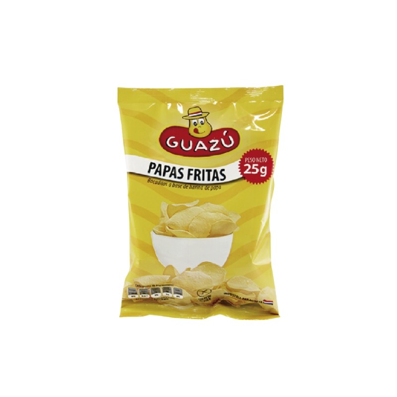 Guazú Papas Fritas Lisas 25g Guazú Papas Fritas Lisas 25g
