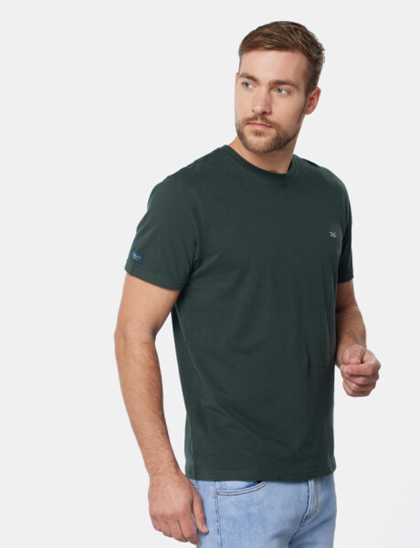 REMERA LISA DE ALGODÓN Verde