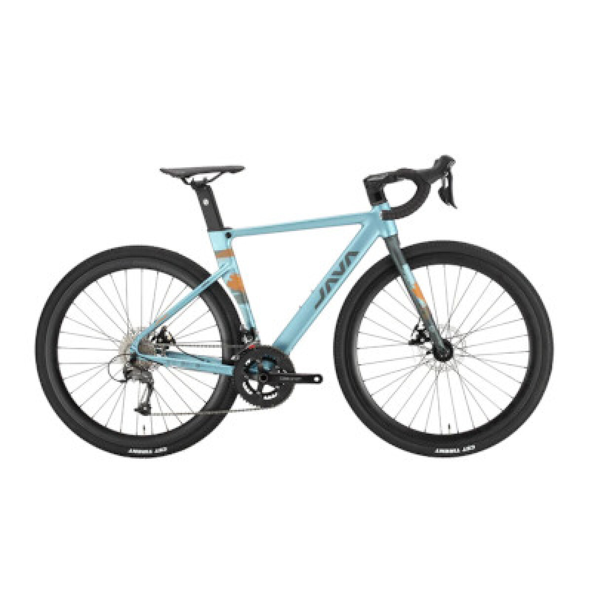Java - Bicicleta Gravel Idra. Shimano 18V Talle 49" - Color: Azul. - 001 