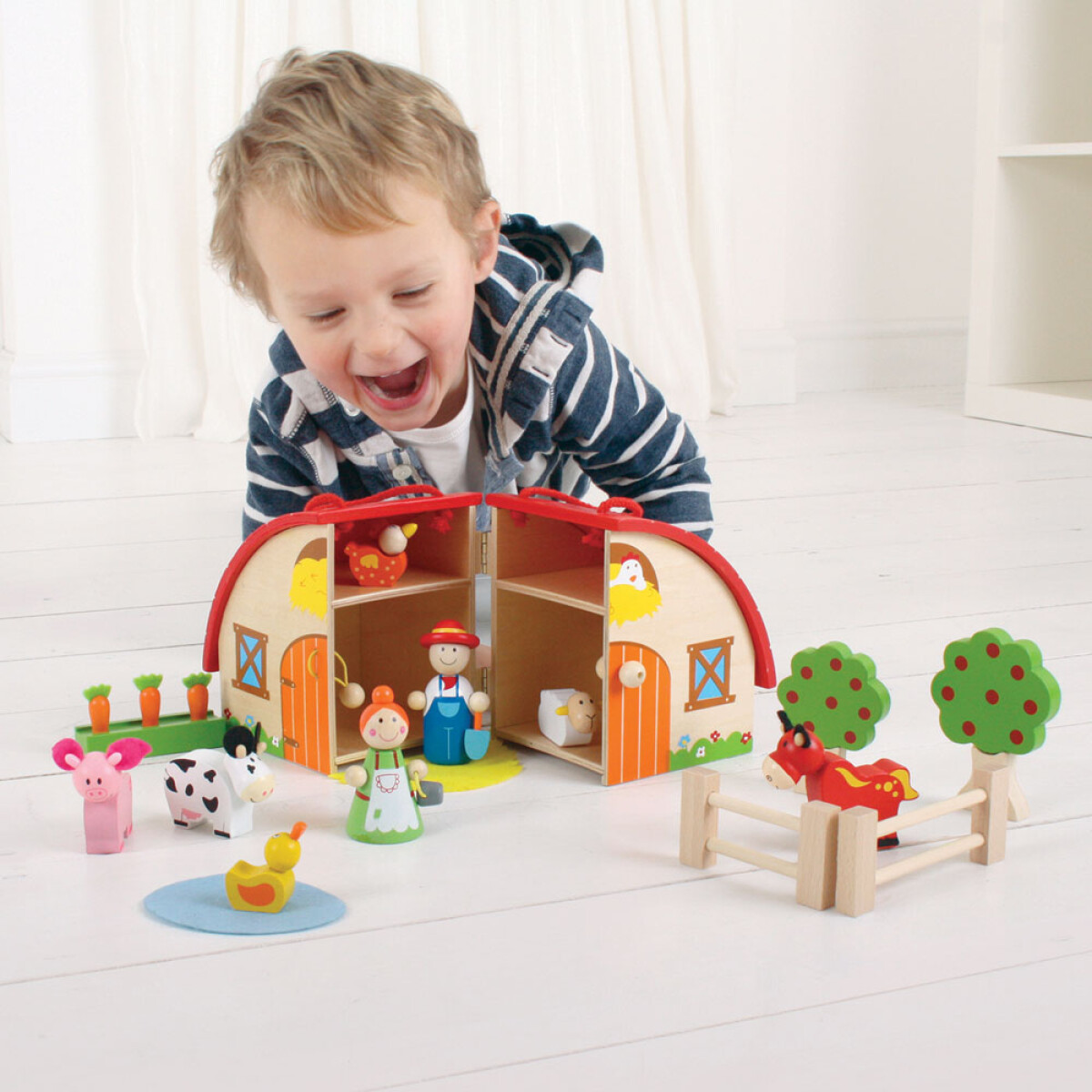 Casita mini granja 16 pcs 