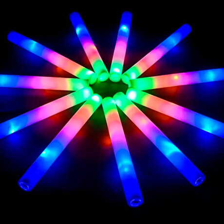 Set Cotillón Barra Luminosa Tubo Led Espuma X30 Multicolor Cot002052