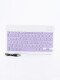 TECLADO INALAMBRICO USB VIOLETA