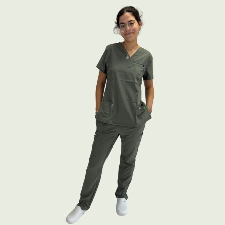 Set Médico Elastizado dama ARGON Oliva