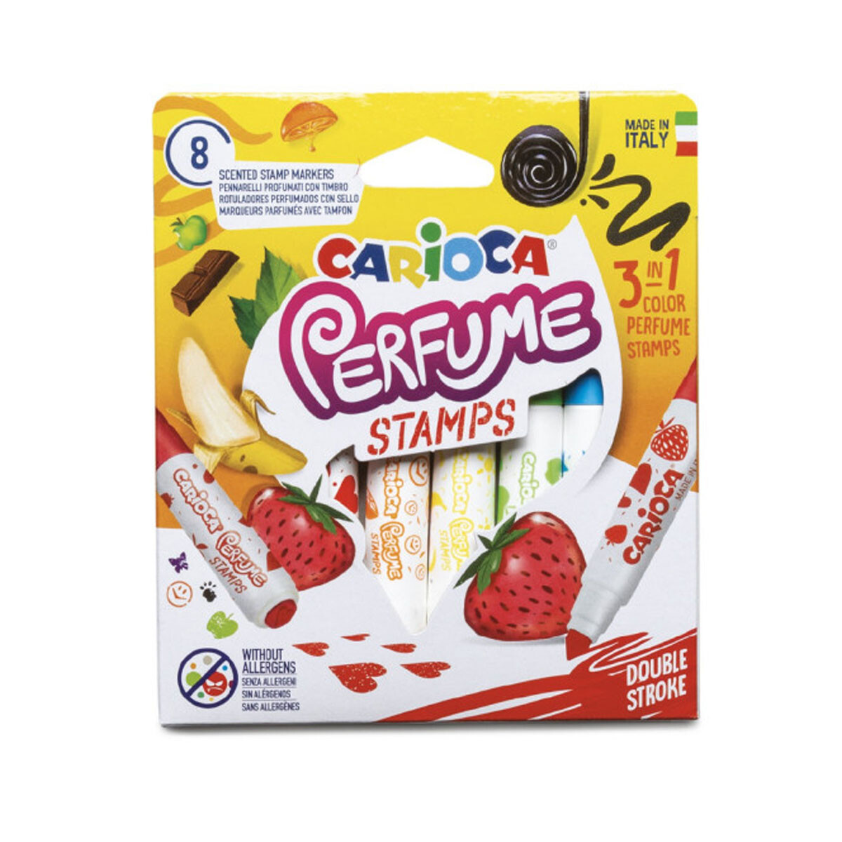 Marcador con perfume y sello Carioca 