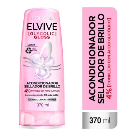 Acondicionador L'Oréal Paris Elvive Glyco Gloss 370ml Acondicionador L'Oréal Paris Elvive Glyco Gloss 370ml