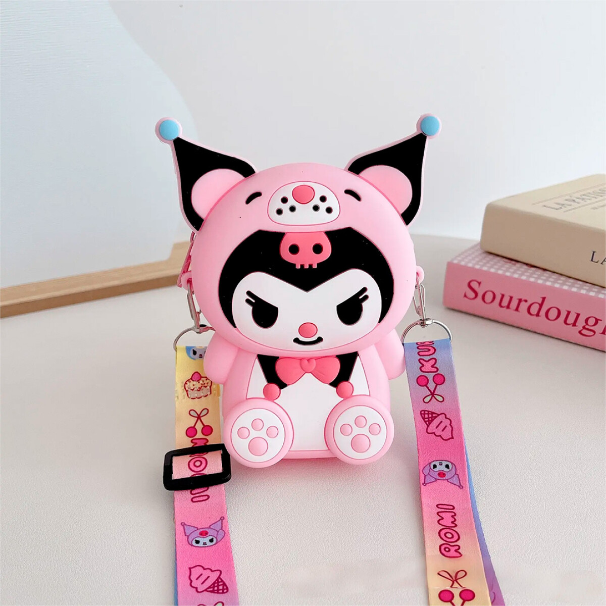 Cartera Infantil Kuromi - Rosa 