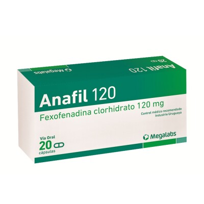 Anafil 120 Mg. 20 Caps. Anafil 120 Mg. 20 Caps.