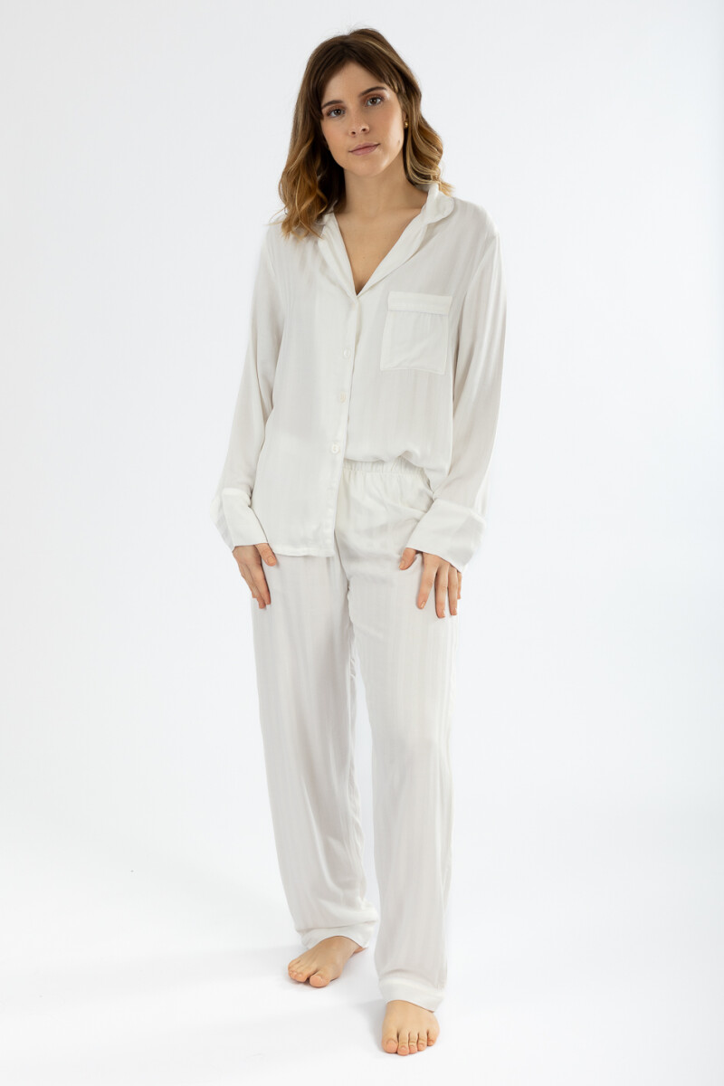 Pijama organic viscose - Marfil 