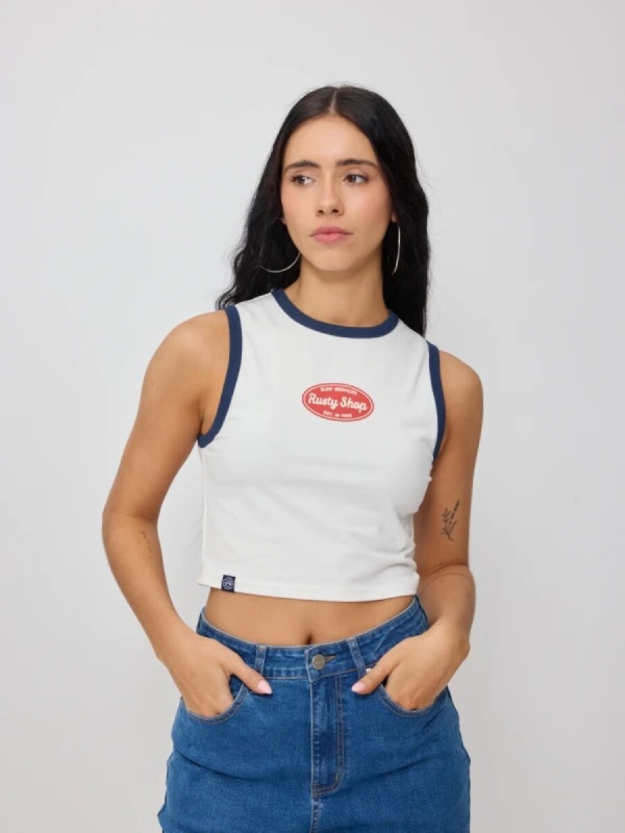 MUSCULOSA RUSTY BELIN - BLANCO 