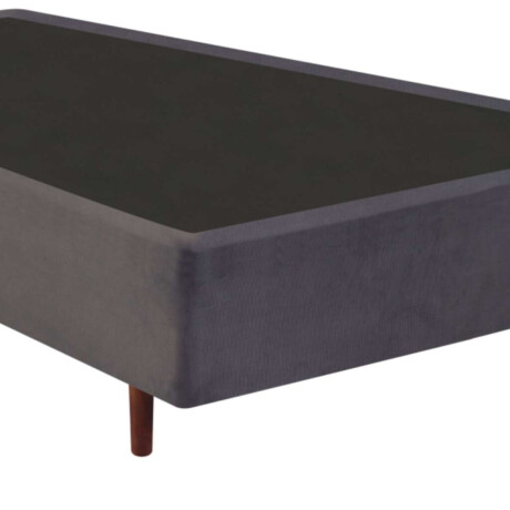 Base Sommier 1 Plaza 1/2 Media Mannes Cinza