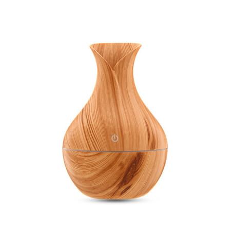 Vaporizador con cuello alto Simil Madera Claro