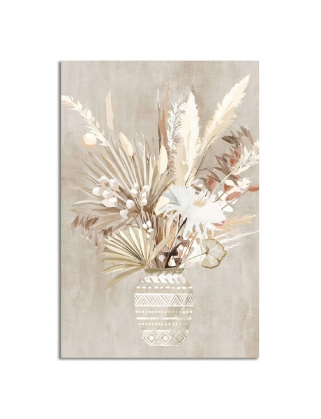CUADRO CANVAS 40x60cm FLORERO BEIGE 1 CUADRO CANVAS 40x60cm FLORERO BEIGE 1
