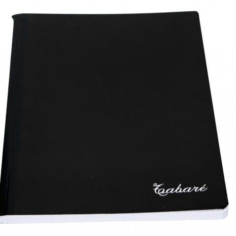 CUADERNOLA TABARE CUADRICULADA 96 HOJAS TAPA DURA COCIDA TAPA COLOR NEGRO CUADERNOLA TABARE CUADRICULADA 96 HOJAS TAPA DURA COCIDA TAPA COLOR NEGRO