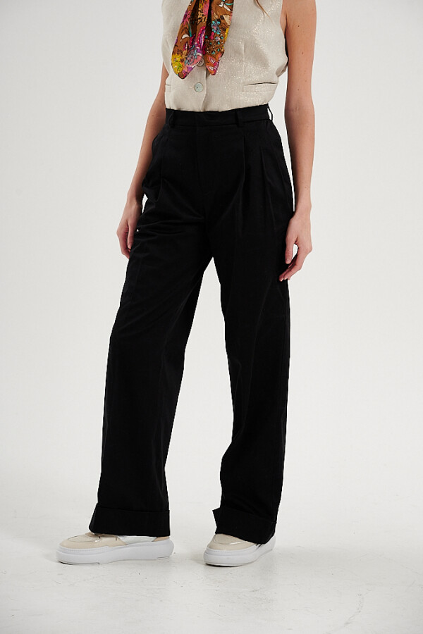 Pantalón Wide Leg Negro