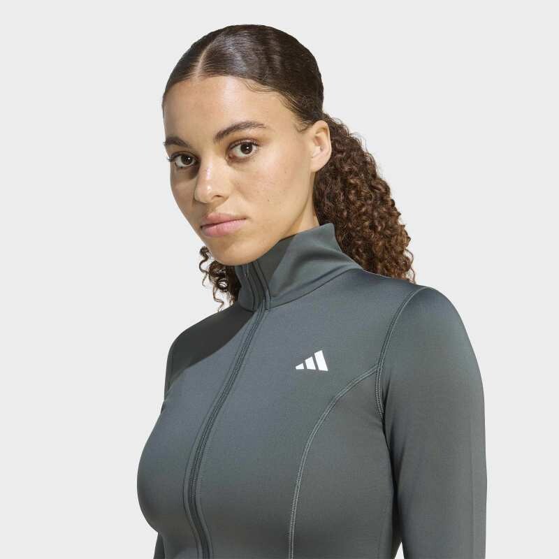 Campera Adidas Optime Essentials Gris