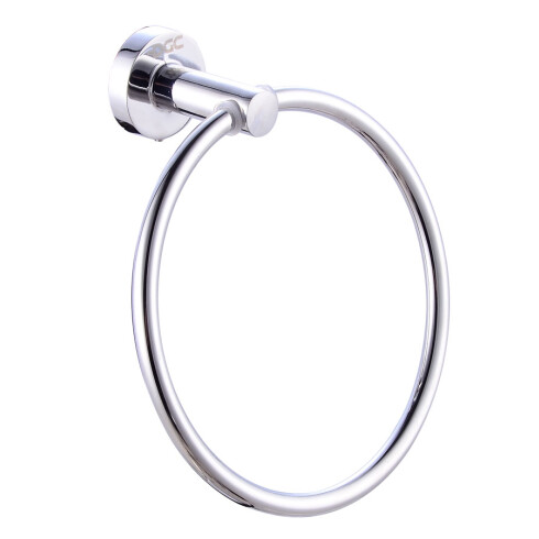 TOALLERO ARO METAL LINEA ZINC COLOR CROMO ACABADO BRILLO CROMO