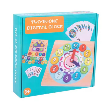 Reloj Matematicas Madera Juego Didáctico Niños Reloj Matematicas Madera Juego Didáctico Niños