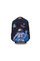Mochila escolar carro 3D astronauta Azul