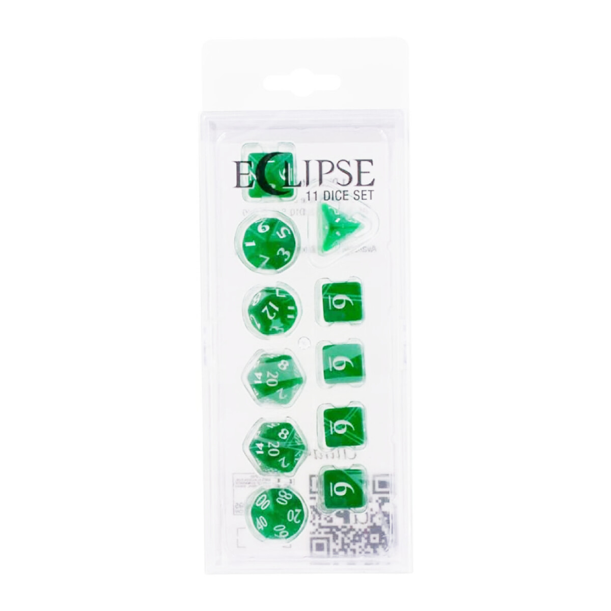 Ultra Pro Eclipse 11 Dice Set: Forest Green 