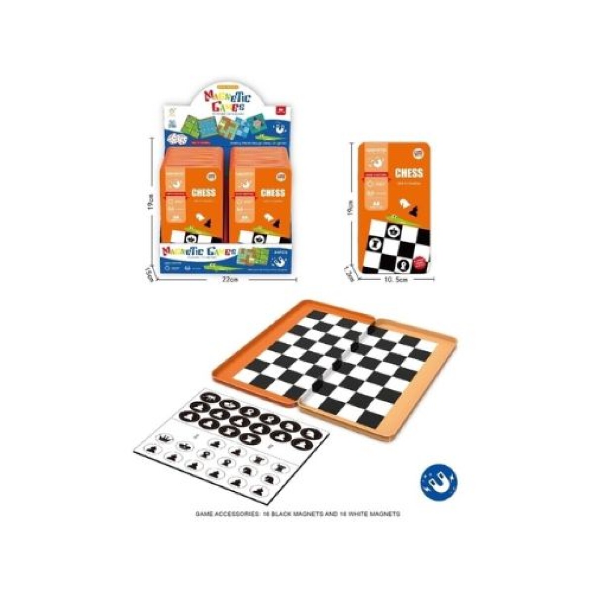 Juego Magnetico Para Llevar - Ajedrez 