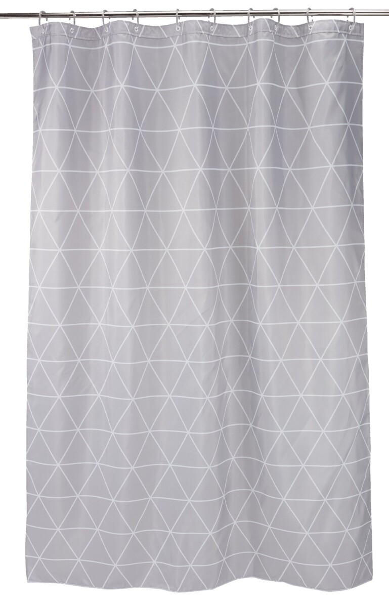 Cortina de ducha GREBO 180x200 gris 