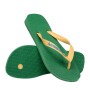 Sandalias Havaianas Brasil Logo Hombre Verde/Amarillo