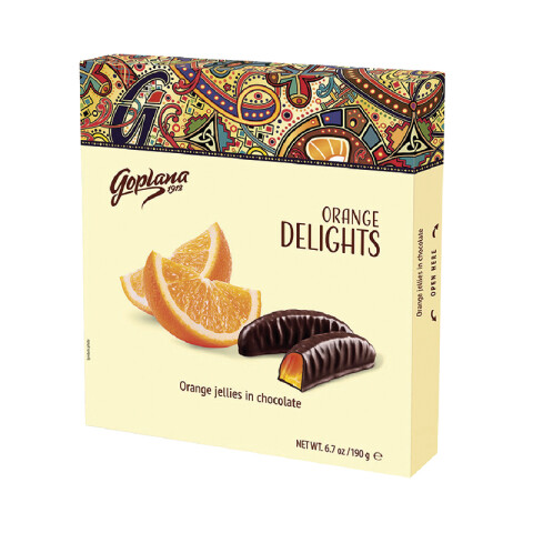 Caja de bombones rellenos Goplana 130 g Naranja