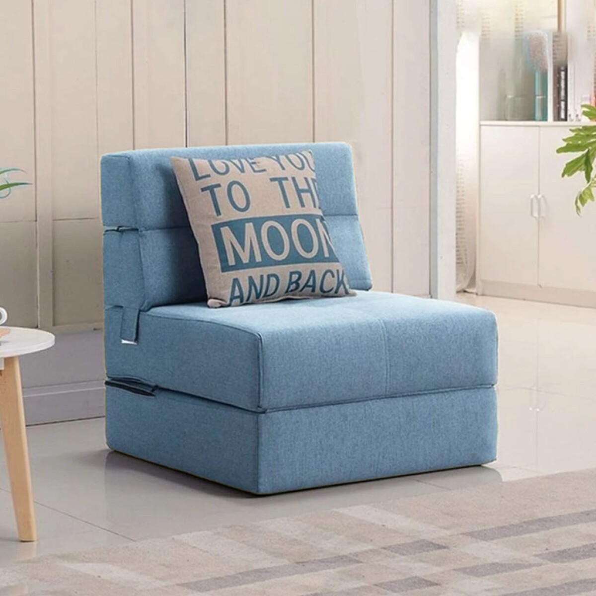 Sofa cama Foldie 1 cuerpo - Azul 