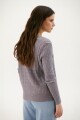 BUZO ESCOTE V L GRIS