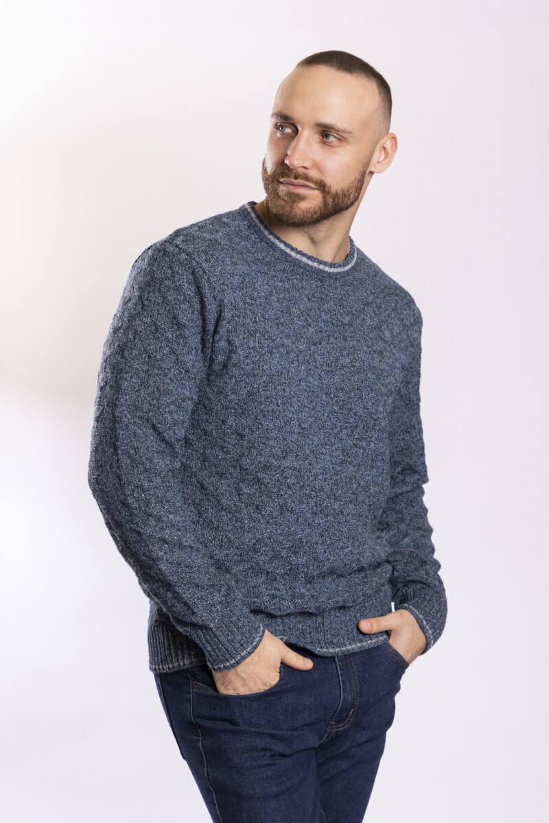 SNAKE SWEATER - NAVY 