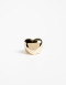Anillos Medianos y Grandes Metal Anillo Corazón Bold Dorado - Dorado