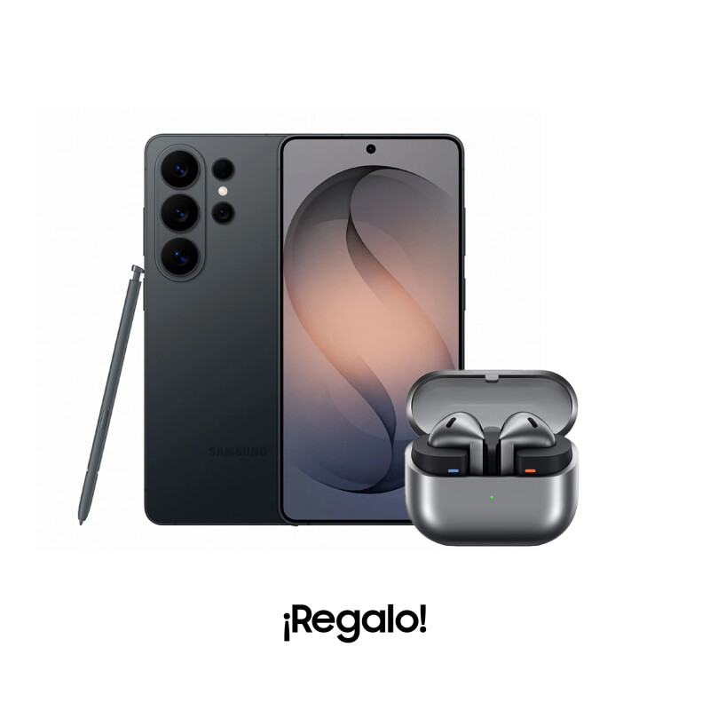 Samsung Galaxy S26 Ultra 5G 1TB Black Shadow + Galaxy Buds3 de Regalo Samsung Galaxy S26 Ultra 5G 1TB Black Shadow + Galaxy Buds3 de Regalo
