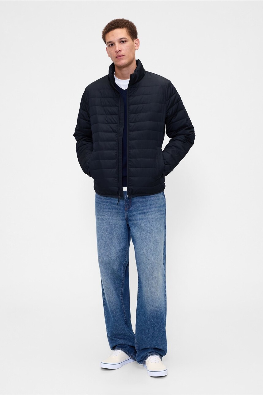 Campera Puffer Hombre New Classic Navy 2