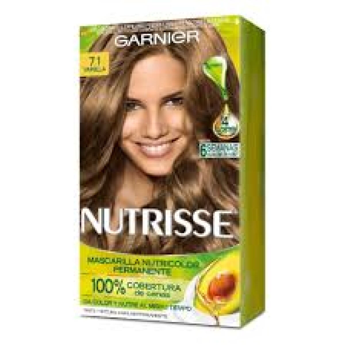 Tinta Garnier Nutrisse Nº71 Rubio Cenizo | Coloración Permanente Nutritiva