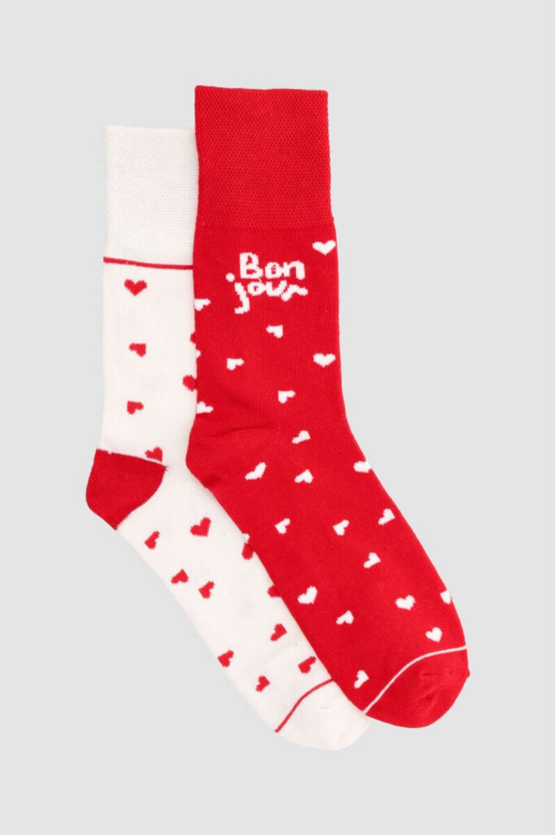 Media sujeción suave pack 2 (lisa + diseño) - Variante 31 