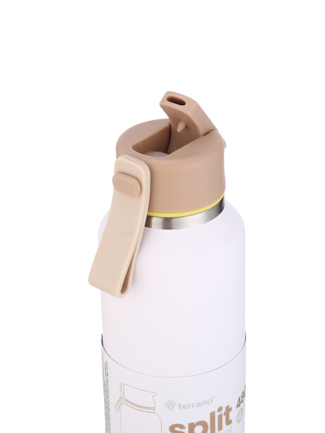 BOTELLA TERMICA SPLIT POCKET 480ML. Blanco