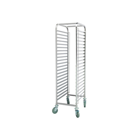 Carro Gavillar 20 Bandejas 60 x 40 cm de Acero Inoxidable 176 x 46 x 61 cm Carro Gavillar 20 Bandejas 60 x 40 cm de Acero Inoxidable 176 x 46 x 61 cm