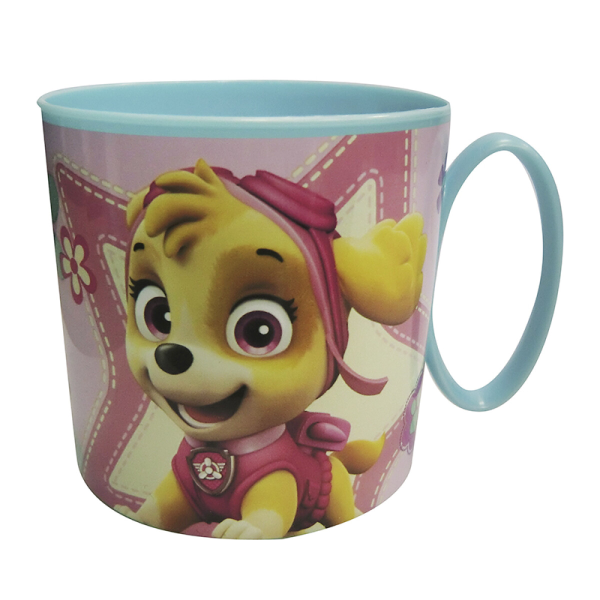 Taza Plástico Paw Patrol para Microondas 265 ml - ROSA 