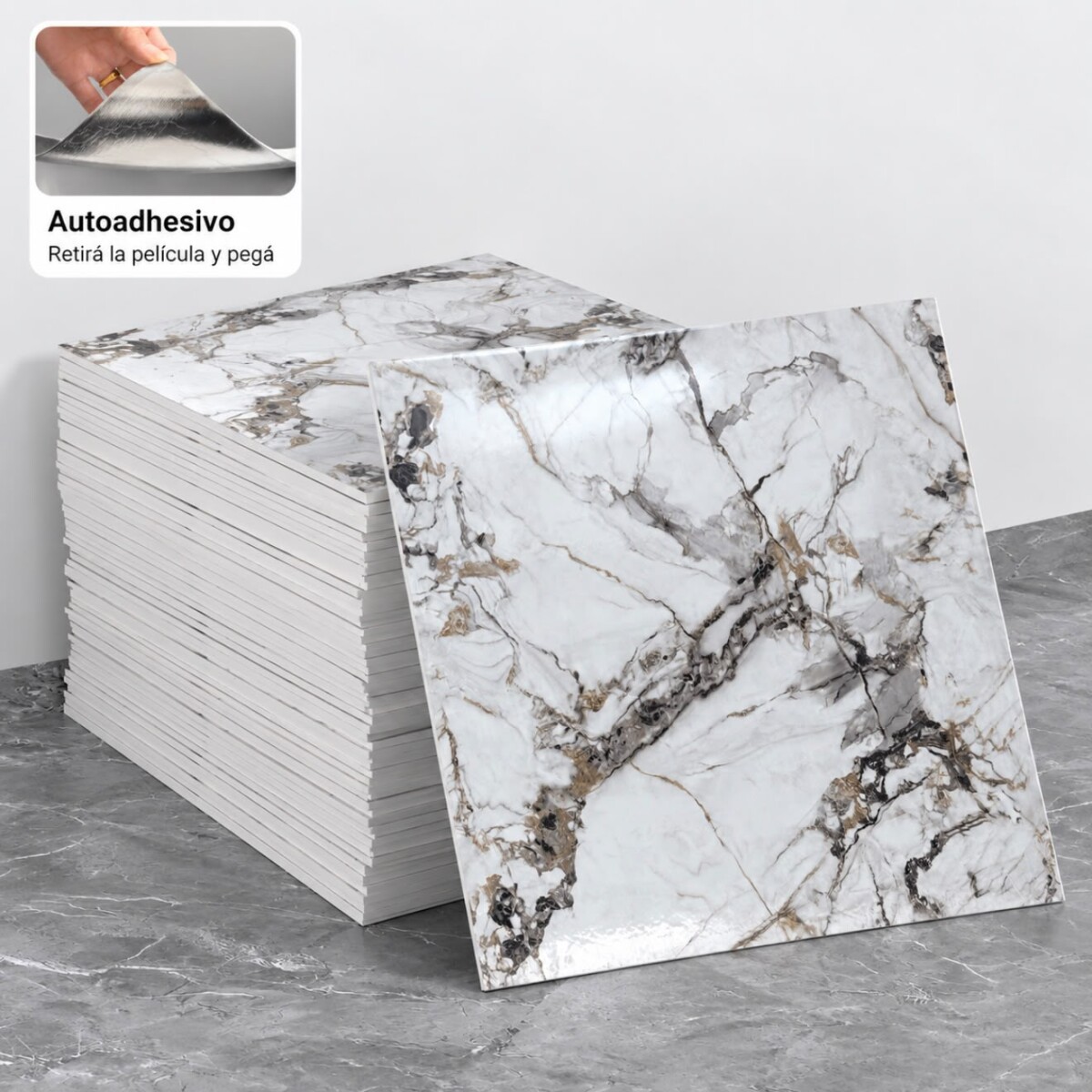 Panel Decorativo Autoadhesivo 60 × 60 cm 