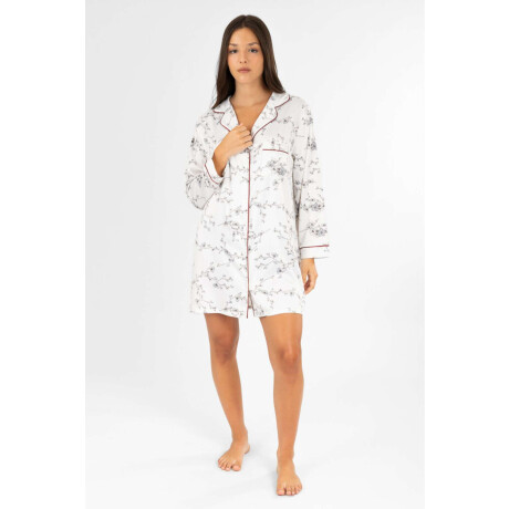 Camison cherry blossom saten Flores