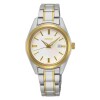 Reloj Seiko SUR636P1 para mujer con correa de acero combinada Dorado