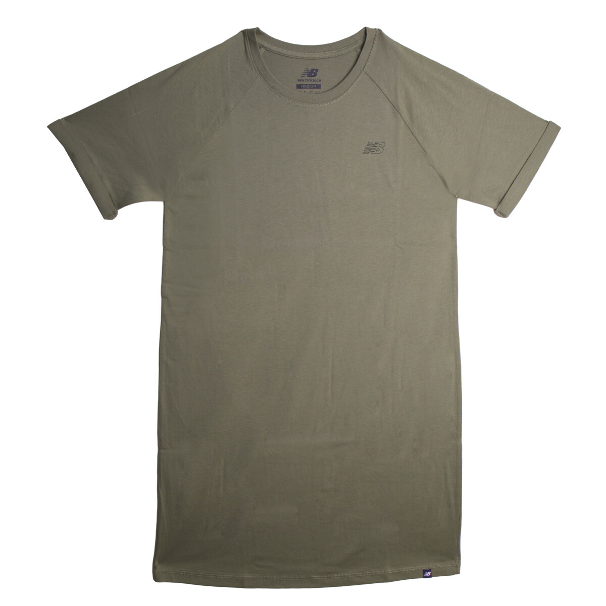 Remera de Mujer New Balance Essentials Tshirt Dress - Verde 