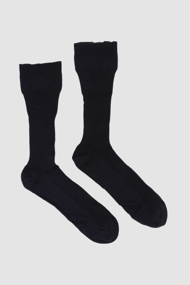 Medias compresion controlada algodon hombre - Negro 