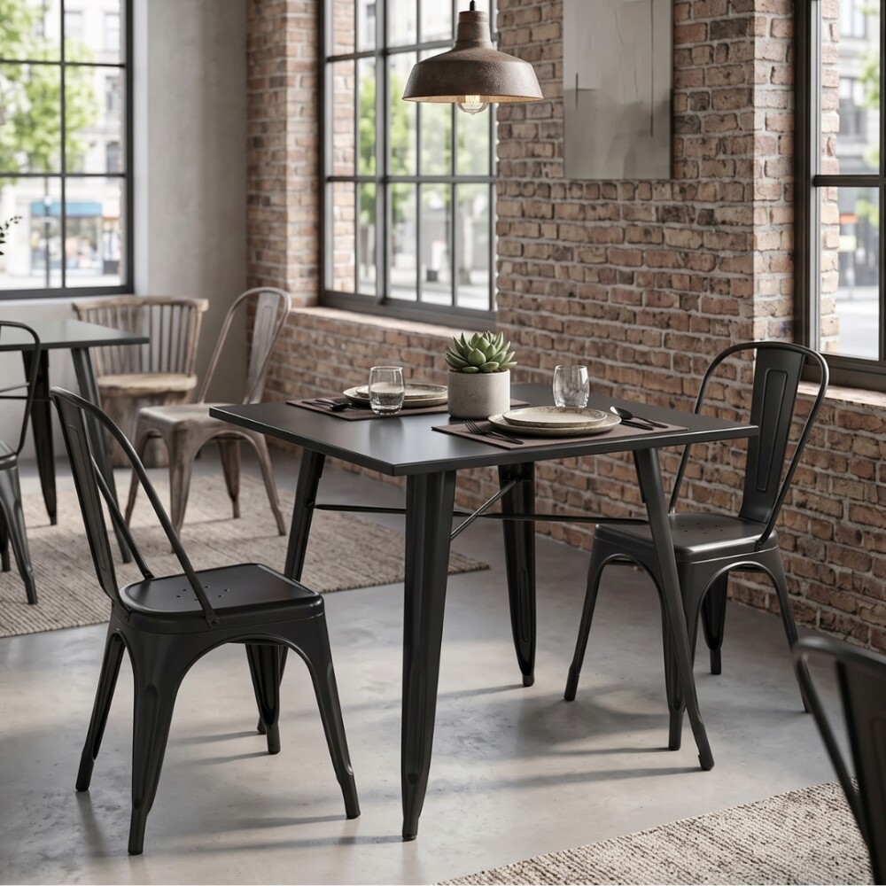 Mesa de comedor industrial 70 - Tolix Mesa de comedor industrial 70 - Tolix