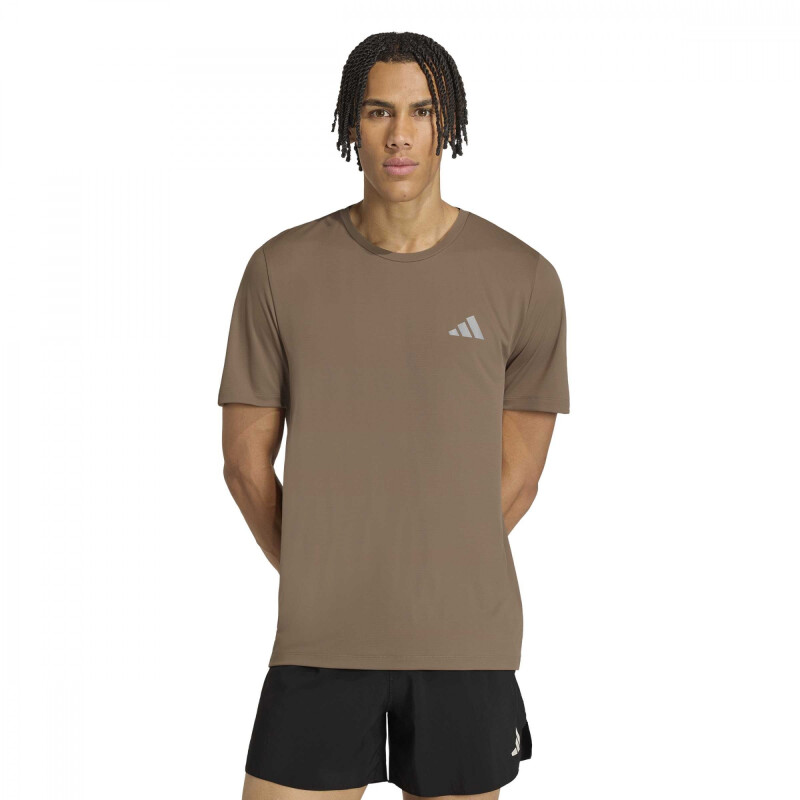 Remera Adidas Run Ess Tee M hombre KF5311 Kaki