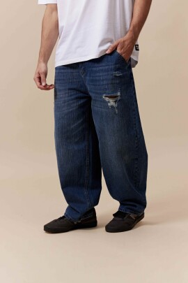 Pantalon denim Baloon AZUL MEDIO JEAN
