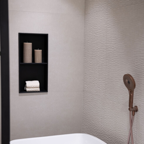 Porcelanato Para Pared Rectificado 80X160 Gris Mate Fap GAMAS DE GRIS