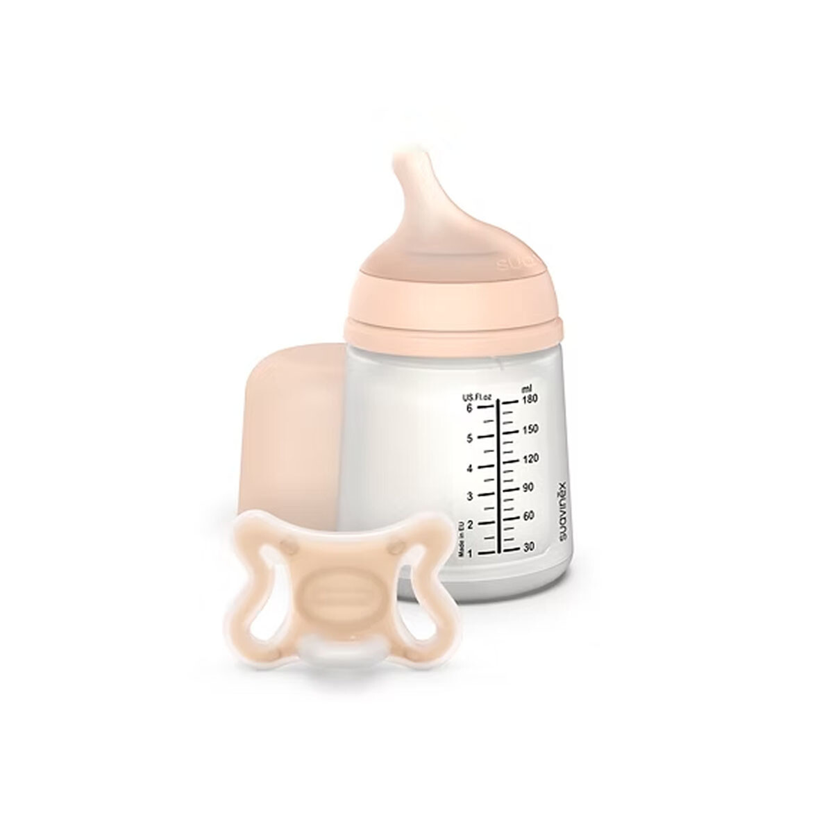 Set Recién Nacido Zero.Zero Biberón y Chupete, Fair Suavinex 