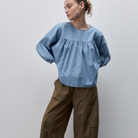 BLUSA RODY Celeste
